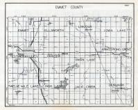 Emmet County Map, Iowa State Atlas 1930c